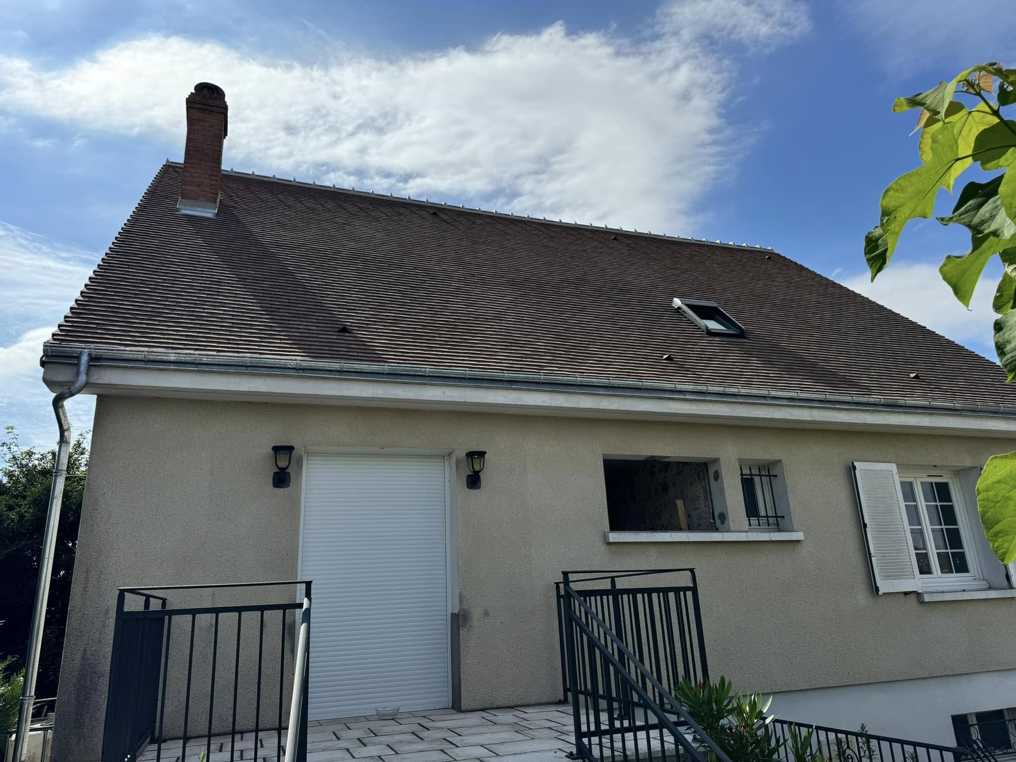 Démoussage toiture — Pavillon